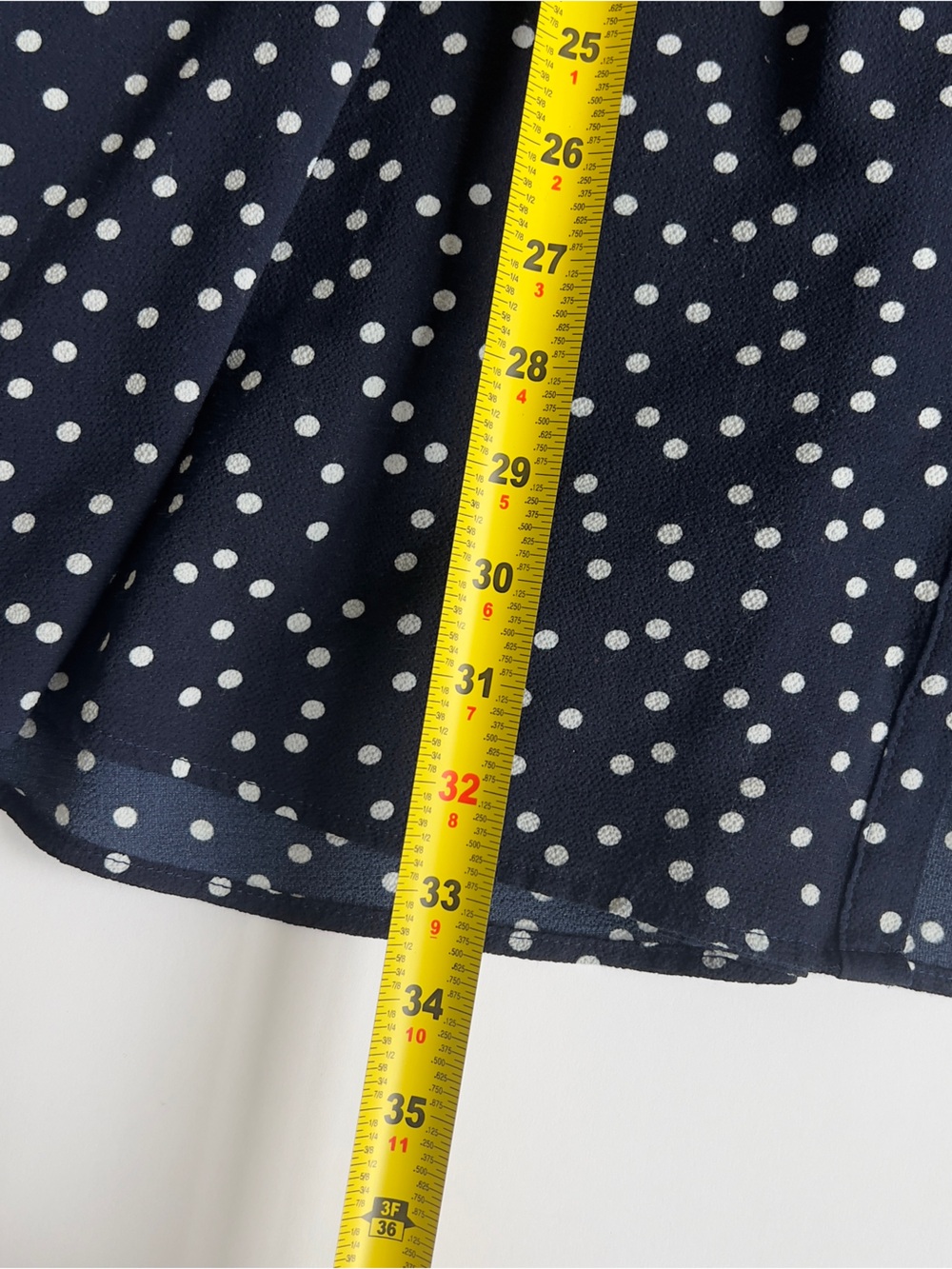 Always Indigo Navy Blue Polka Dot Sleeveless Shirtdress - Picture 8 of 8
